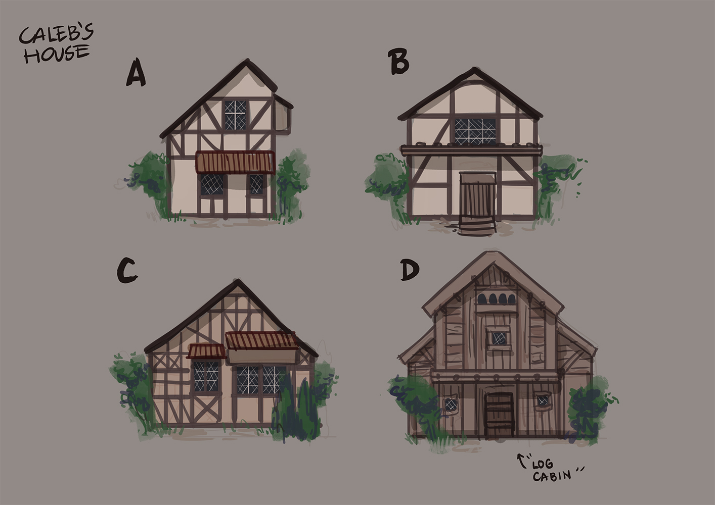 Caleb’s house concepts