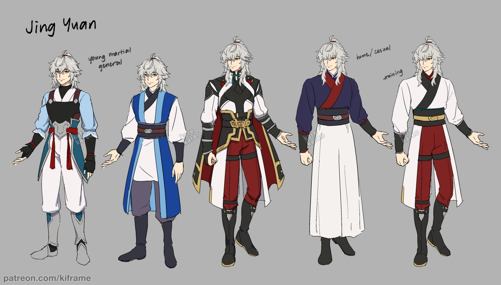 Jing Yuan alternative outfits