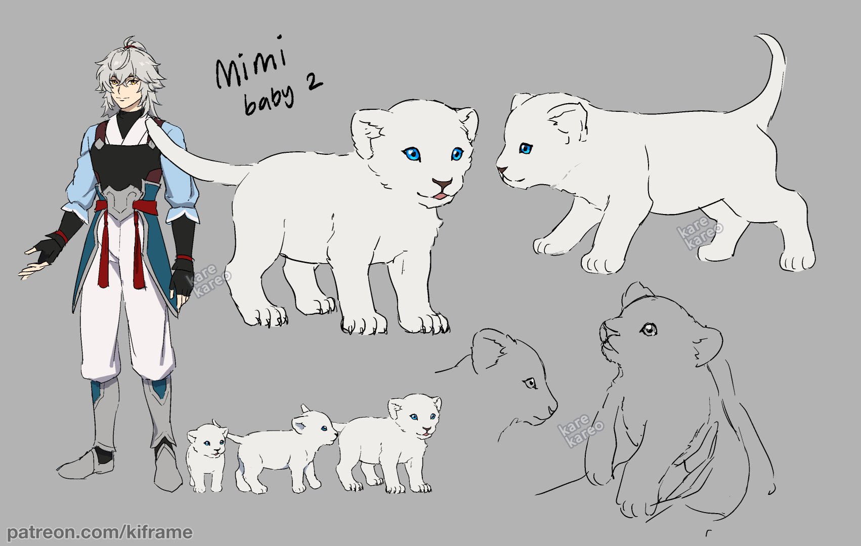 Lion cub Mimi concept design