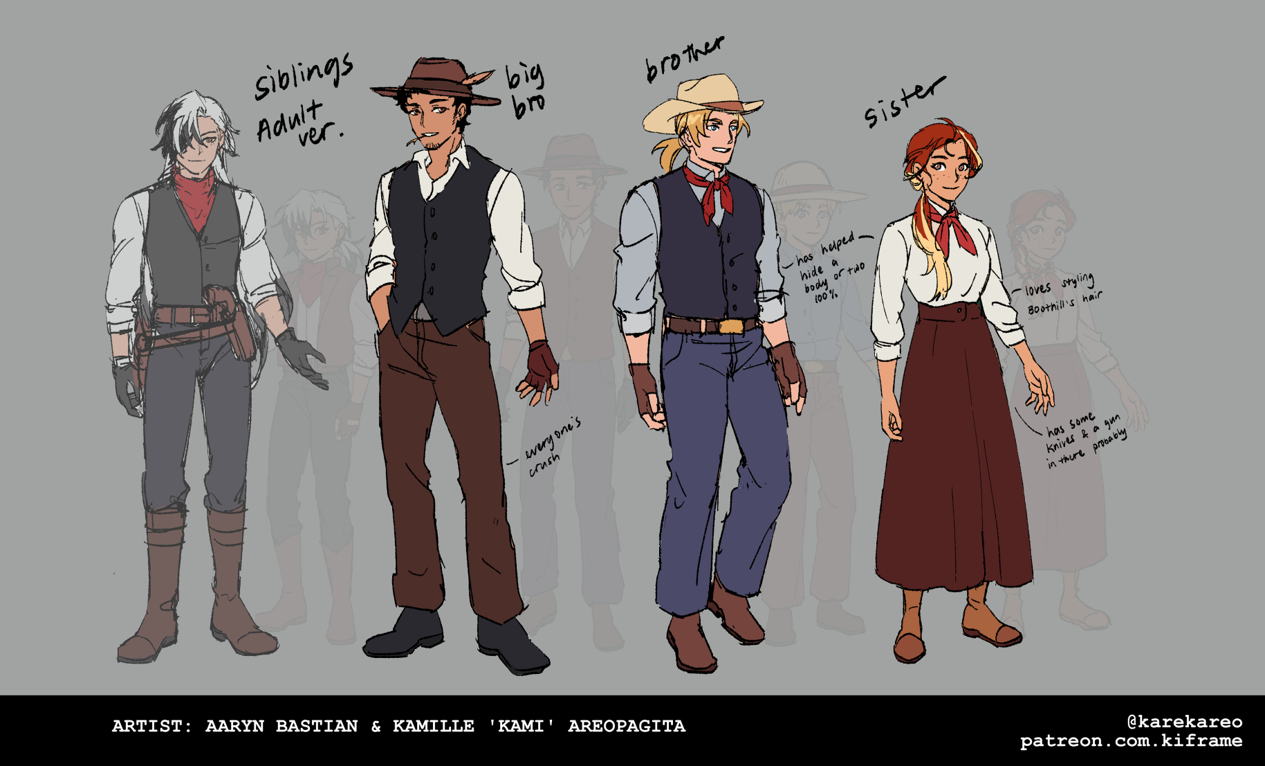 Boothill's siblings - Adult